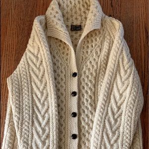 Vintage Irish wool cardigan